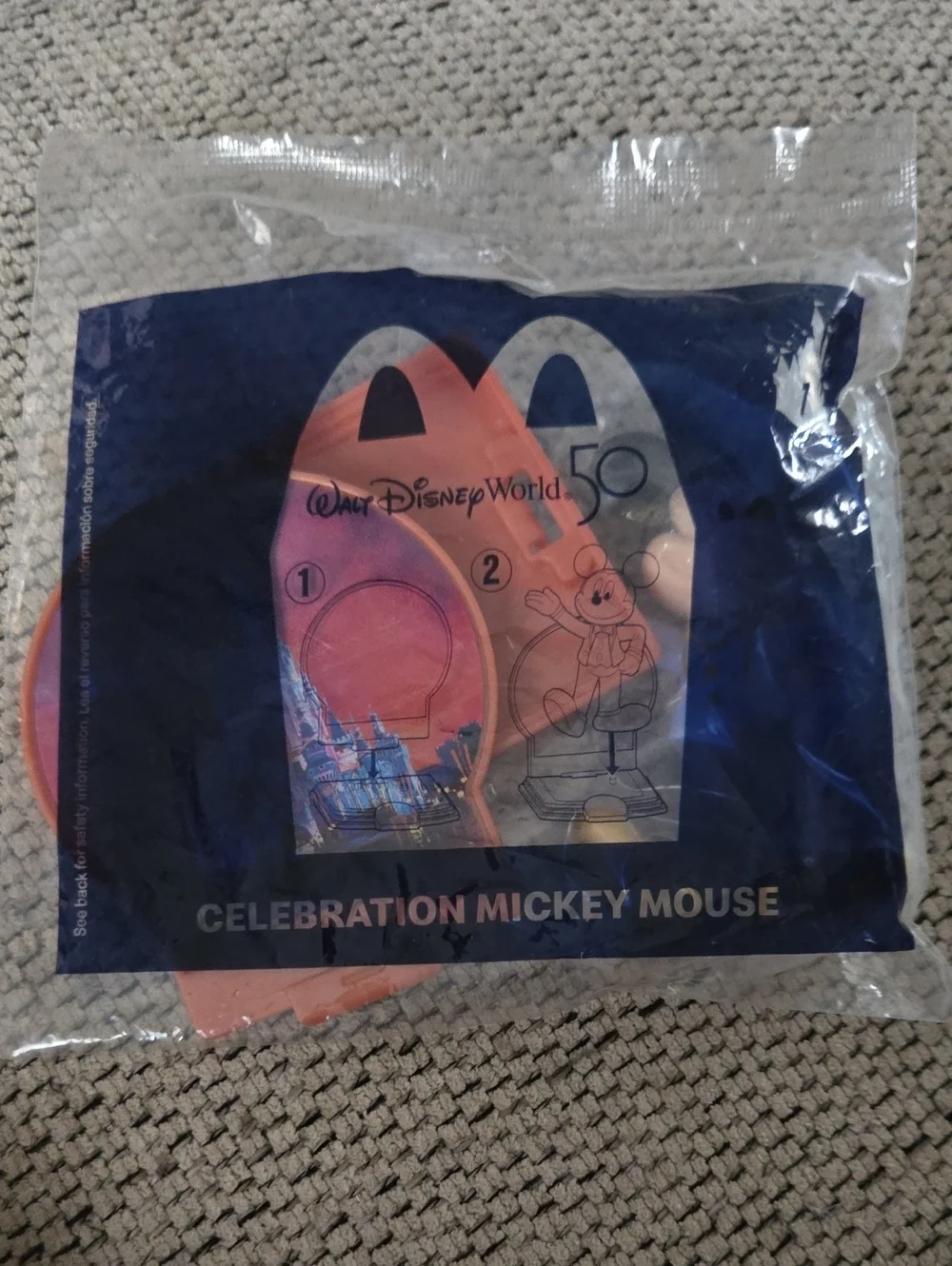 Disney Celebration Mickey Mouse Happy Meal Toy